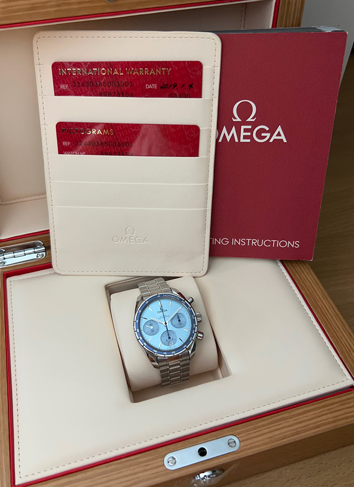 Omega Speedmaster 38 Co-Axial Chronograph Ref. 324.30.38.50.03.001